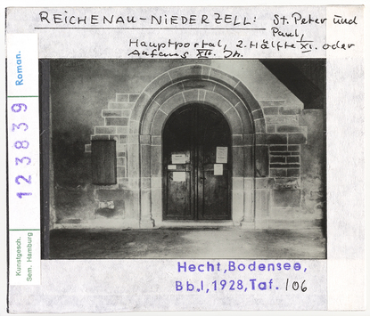 Vorschaubild Reichenau, Niederzell: St. Peter und Paul, Hauptportal 